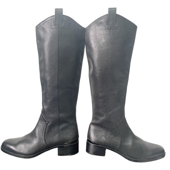 Louise et Cie Zada Black Leather Tall Knee
High Riding Boots Women's Size 7.5 - Picture 13 of 16